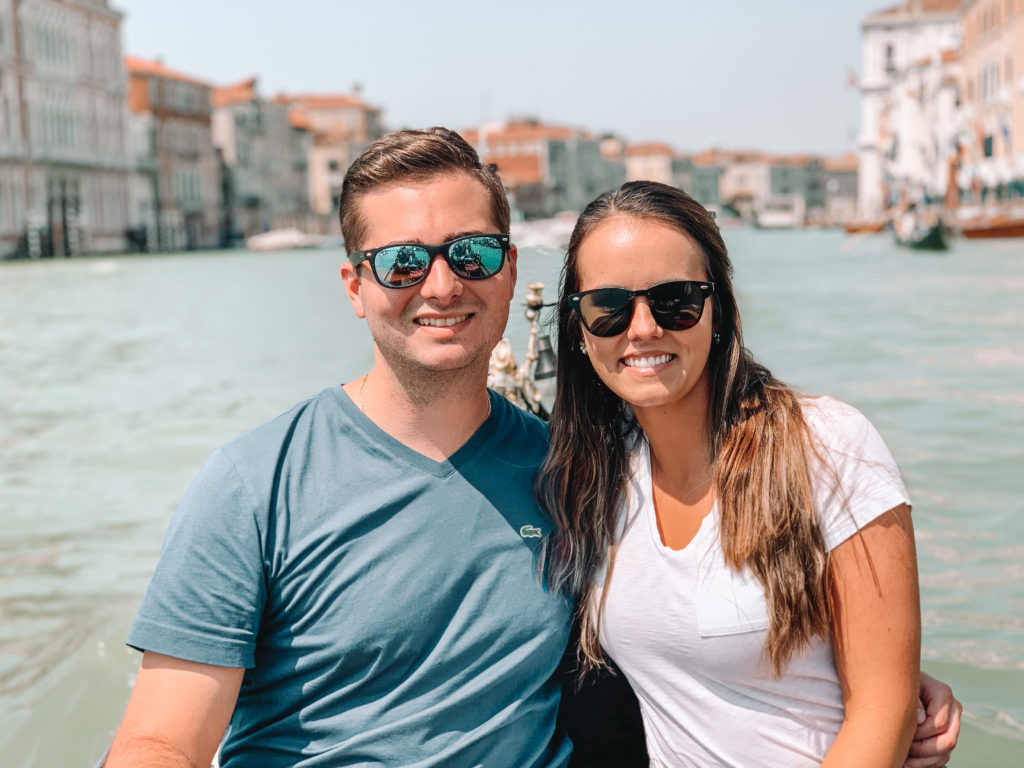 Gondola Ride on the Grand Canal, Venice Italy